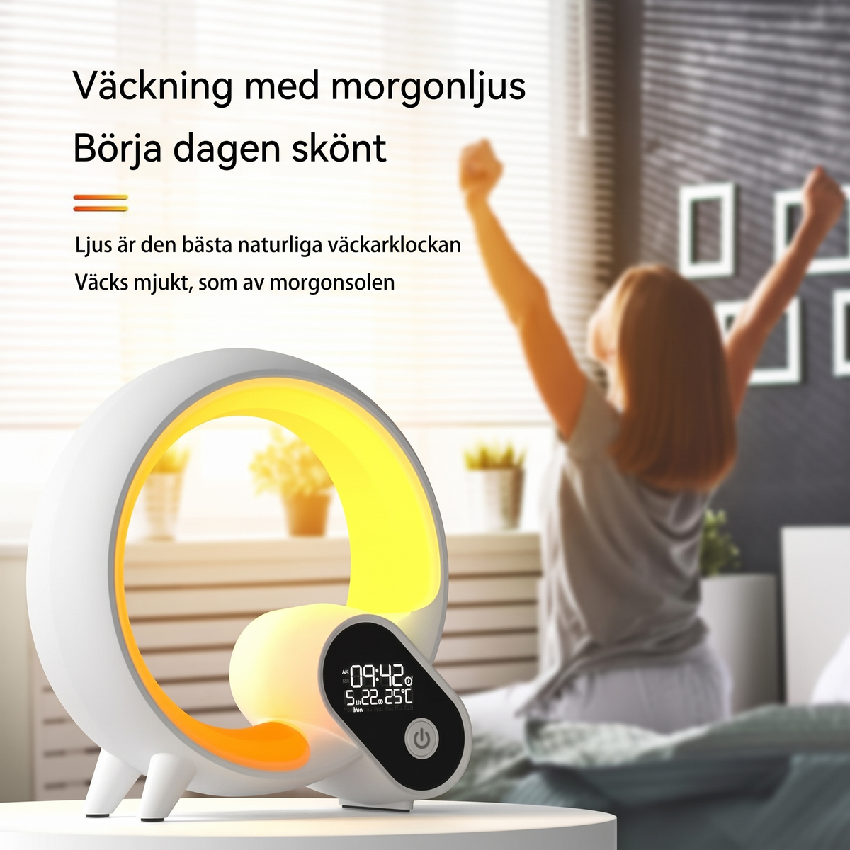 Q Light Alarm Clock
